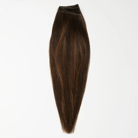 Tressen Extensions - Dark Chocolate Brown Balayage 1A+4