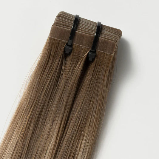 Tape-In Extensions - Beige Blonde Balayage 3B+16B
