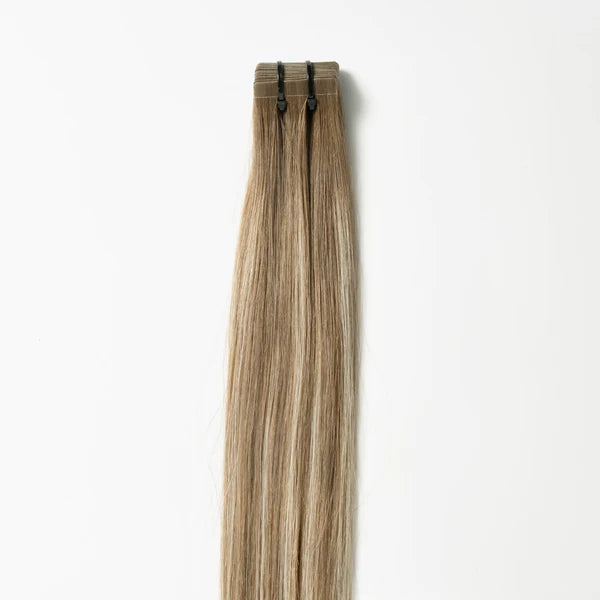 Tape-In Extensions - Light Ash Blonde Balayage 5B+60B