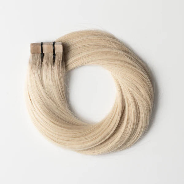 Tape-In Extensions - Light Ash Blonde Root 16B+60B