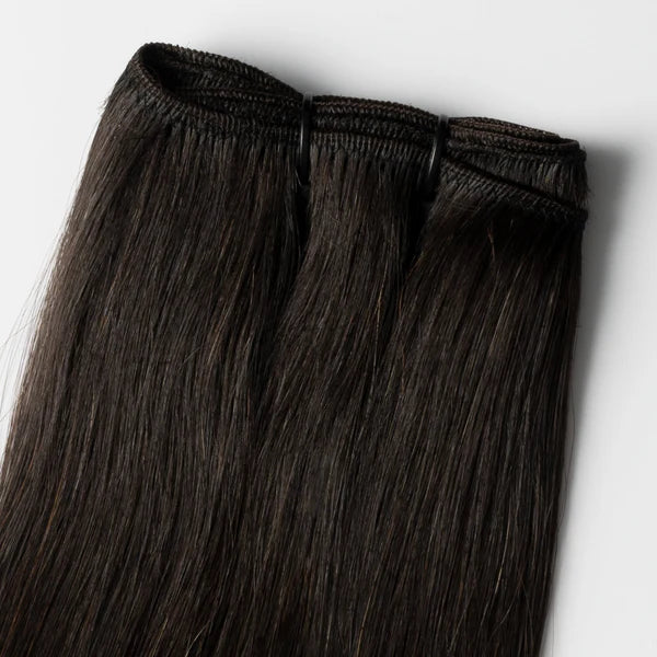 Tressen Extensions - Dark Natural Brown 1A
