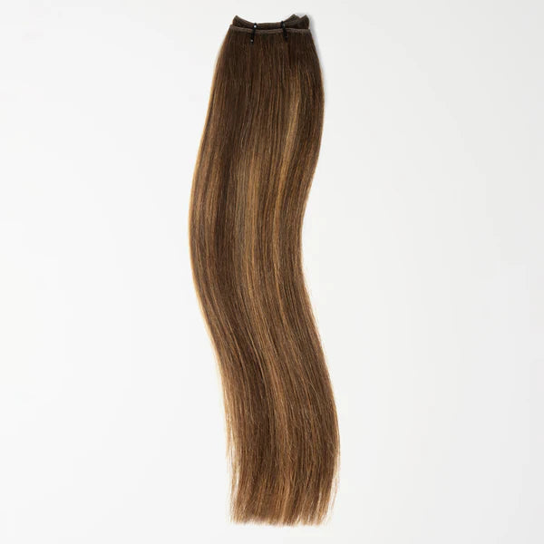 Tressen Extensions - Warm Brown Balayage 2+7